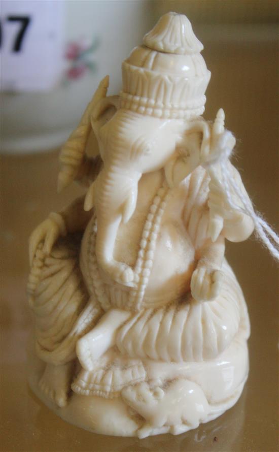Ivory figure of Ganesh